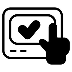 Self service options Glyph Icon