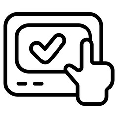 Self service options Line Icon