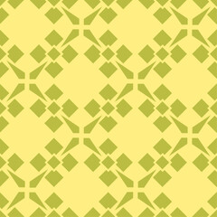 Seamless background created by many square objects in vintage green color