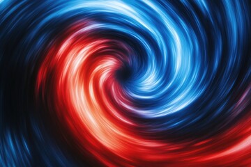 Swirl of Red White and Blue Colors