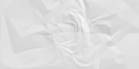 closeup isolated craft gray crease aged wrinkled ripped crumpled white paper parchment recycling rustic background.