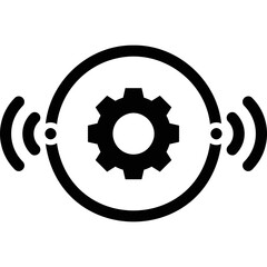 Simple vector icon wireless charger
