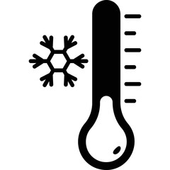 simple vector icon thermometer