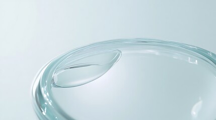 Glass close-up with liquid.