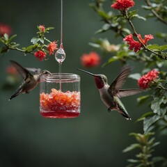 Obraz premium How do hummingbirds process the high amounts of sugar in their diet?