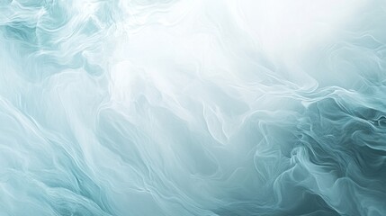 Obraz premium Abstract Teal Wave Pattern Design Background