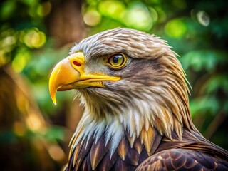 Fototapeta premium Captive Eagles, Zoo Birds, Portrait Photography