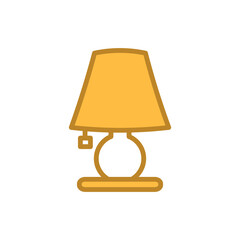 sleep lamp icon vector design template elegant style