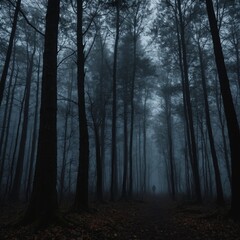 Fototapeta premium fog in the forest