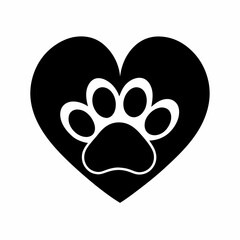 Animal Rescue Symbol: Elegant and Sentimental Artwork for Pet Lovers
