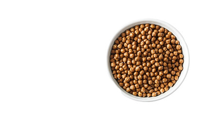 Roasted Chickpeas in Bowl Healthy Snack, Vegetarian Food