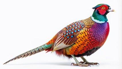 Colorful Pheasant Side View - High Depth of Field