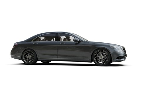 3d render: Car White Blank Template, 3d White Car Icon