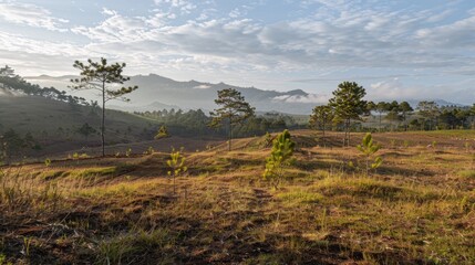 Reforestation Efforts: Large-scale planting of diverse tree species in deforested areas to restore habitats, enhance biodiversity, and combat climate change.
