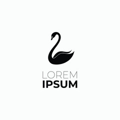Fototapeta premium swan logo