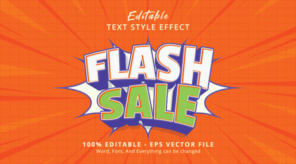 Flash Sale Editable Text Effect