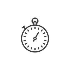 Stopwatch line icon