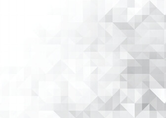 Abstract with low poly monochrome design. White grey triangular mosaic abstract seamless pattern. Vector low poly style illustration. Triangle geometric digital and print background texture.