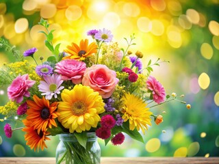 Obraz premium Summer Greeting Card - High Depth of Field
