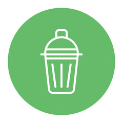 Cocktail Shaker icon vector image. Can be used for Nightclub.