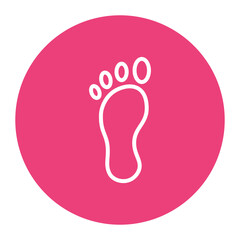 Footprint icon vector image. Can be used for Private Detective.