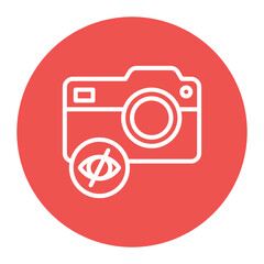 Hidden Camera icon vector image. Can be used for Private Detective.