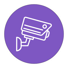 Security Camera icon vector image. Can be used for Private Detective.