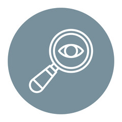 Spy Glasses icon vector image. Can be used for Private Detective.