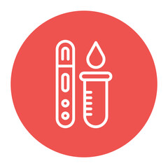 Ketone Test icon vector image. Can be used for World Diabetes Day.