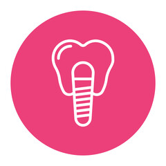 Hip Replacement icon vector image. Can be used for Surgeries.