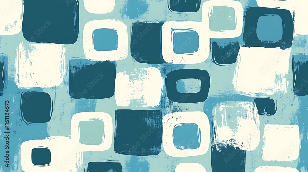 Poster seamless abstract geometric pattern.