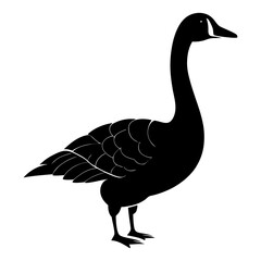 Canada Goose Silhouette vector illustration
