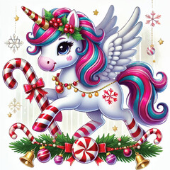 Naklejka premium christmas character