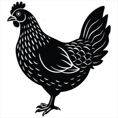 chicken logo icon design