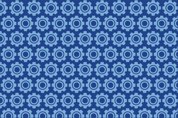 Minimalist gear pattern for industrial background