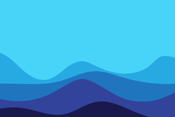Abstract Sea Wave Background