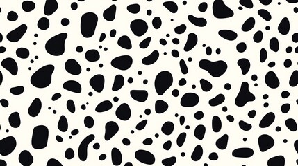 Obraz premium Seamless dalmatian dog pattern.