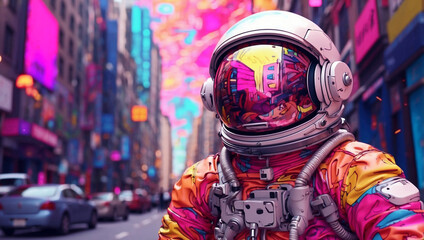 Obraz premium A Stunning Generative AI Animation Featuring Psychedelic Swirls and Colors