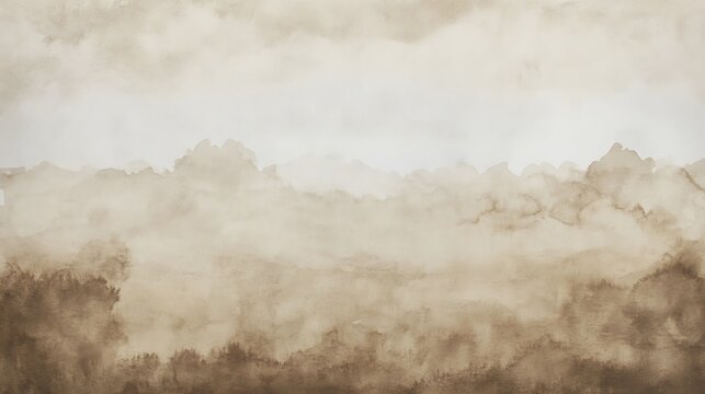 Abstract brown watercolor background.