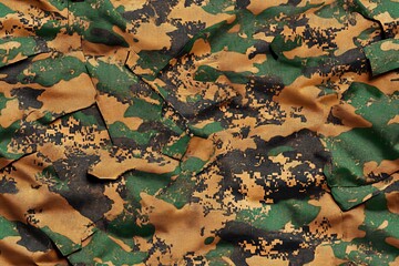 camouflage texture traditional seamless, Traditional Green Camouflage Texture Background