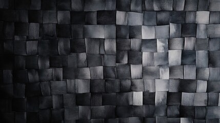 Dark woven texture background with shadows.
