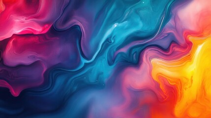 Obraz premium Abstract gradient background, vibrant colors, smooth transitions, high resolution