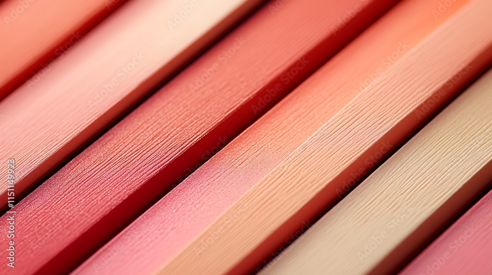 Aufkleber diagonal lines of textured red hues.