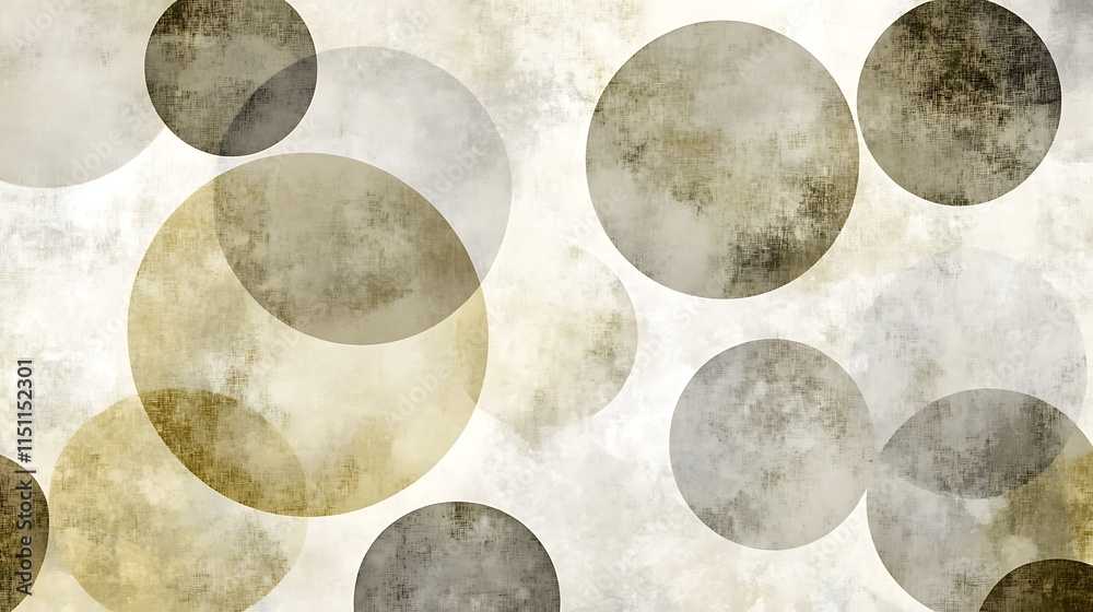 Poster Abstract background with overlapping circles. (1)