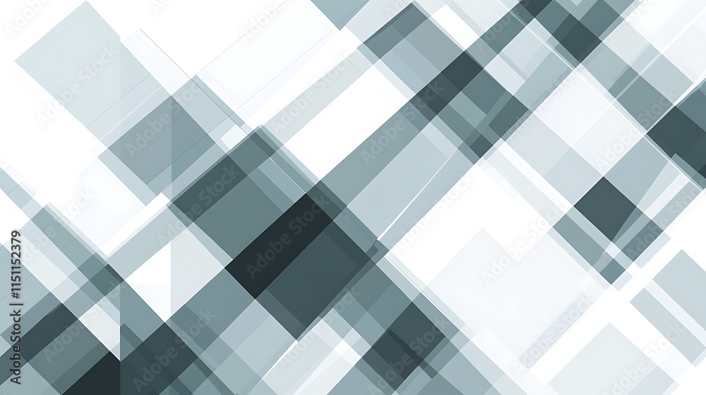 Aufkleber Abstract geometric background with overlapping squares.