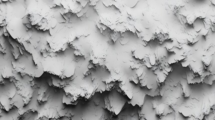 Obraz premium Abstract white 3D geometric rough surface.