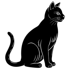 Cat Silhouette vector illustration
