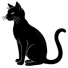 Cat Silhouette vector illustration