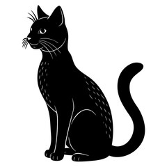 Cat Silhouette vector illustration