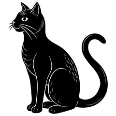 Cat Silhouette vector illustration